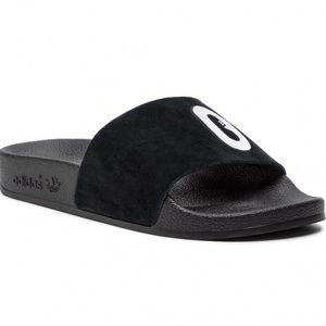 ADIDAS Ladies Black Adilette Slides